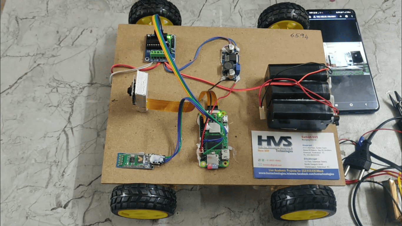 HVS-3061. Hand Gestured and Voice Control Four Wheel Robot Using ...