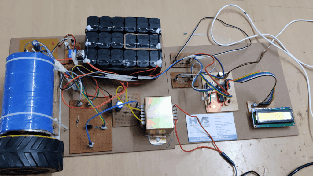 HVS-3341. Bidirectional power Converter for Electric Vehicle with Battery Charging and smart battery management system.