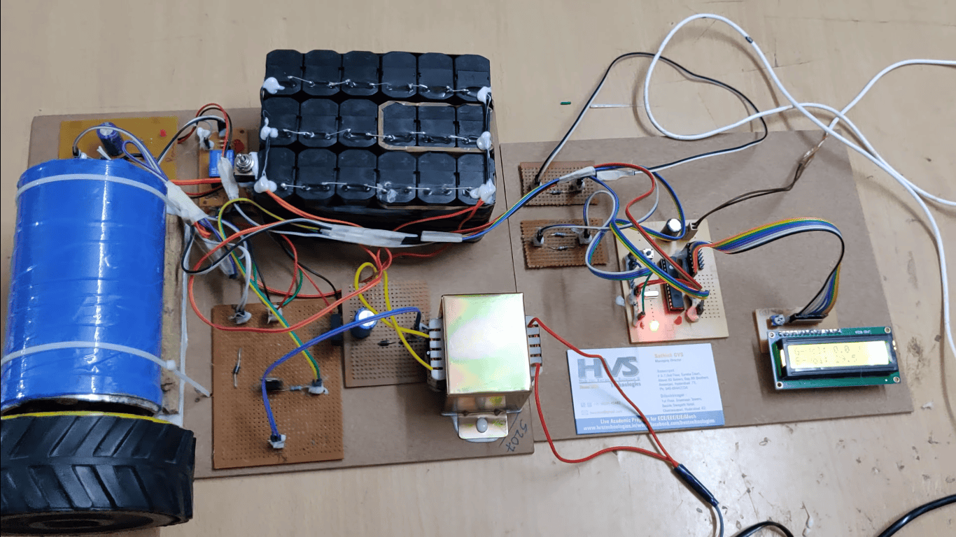 HVS-3341. Bidirectional power Converter for Electric Vehicle with Battery Charging and smart battery management system.