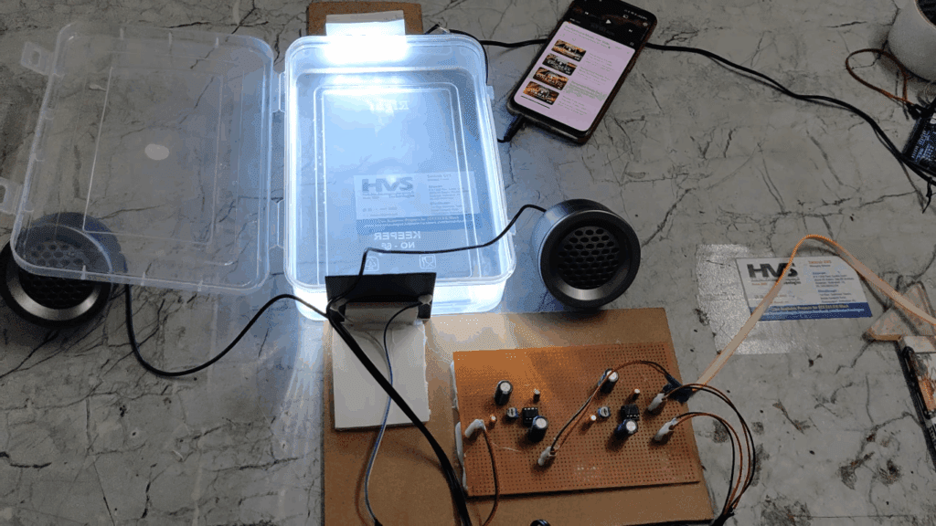 HVS-3500. Under water Audio and Data Transmission through Li-Fi Technology