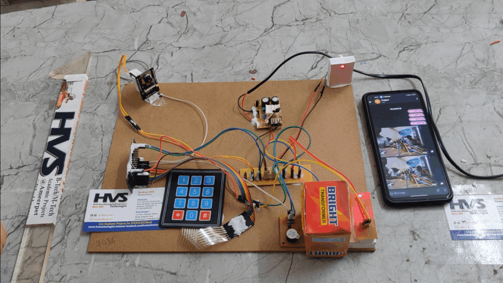 HVS-3516. Smart home sheild : IoT Diven Real-time threat Protection with photo to Telegram app