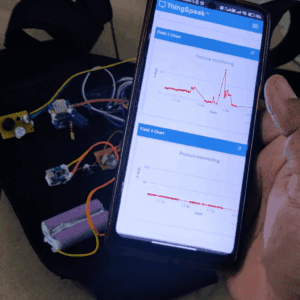 HVS-3282. IOT based wrong posture muscle strain detection and stimulation.