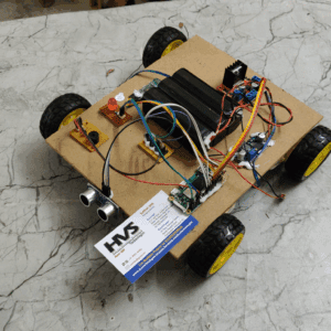 HVS-3545. Autonomous Robot using Raspberry pi and Sr04 ultrasonic sensor