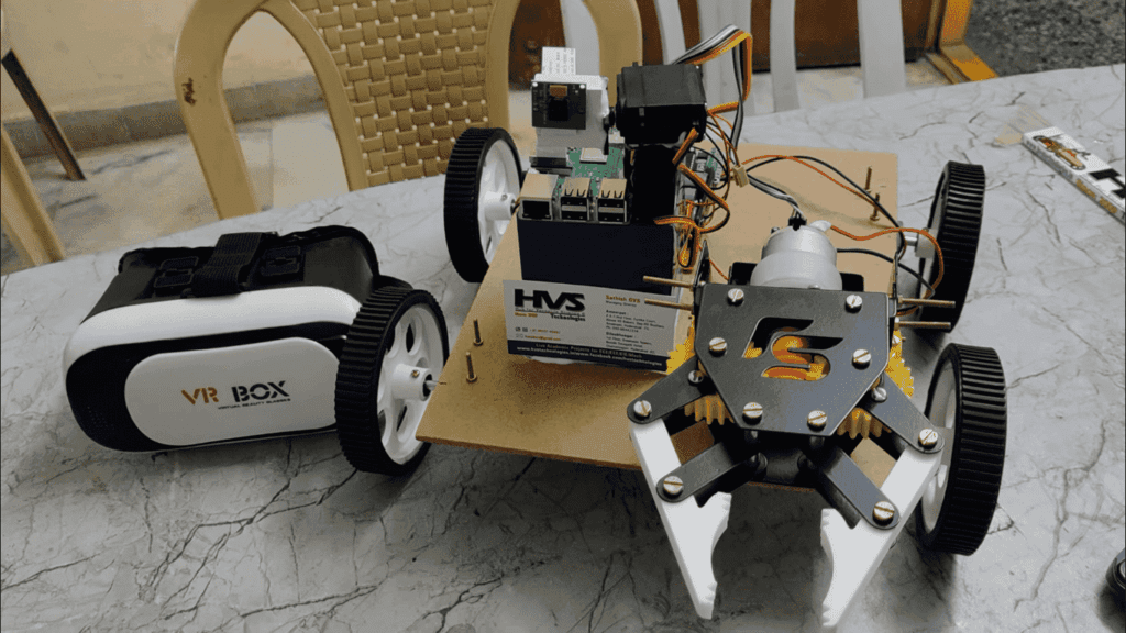 HVS-4204.Virtual Telepresence Pick and Place Robot Using Raspberry Pi