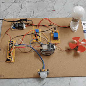 HVS-3564. Home Automation with Google Assistant with PIR, selection switch