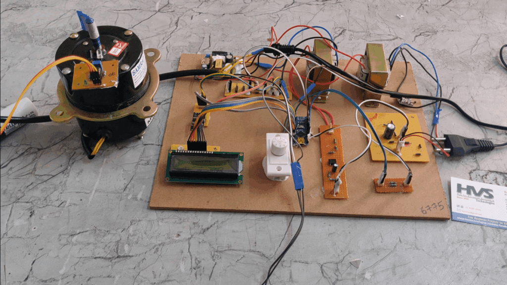 HVS-3574. IOT Based AC Motor Monitoring System Using Arduino and ESP8266