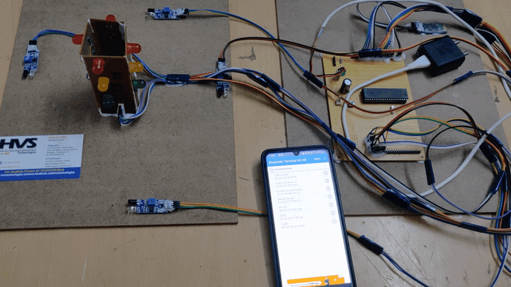 HVS-3251. Traffic Signal Based on Density Clearance for Ambulance using Bluetooth technology