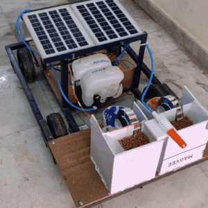 HVS-3501. Solar Agribot - Bluetooth controlled - agriculture Robot, Plough, Seed,water , pesticides