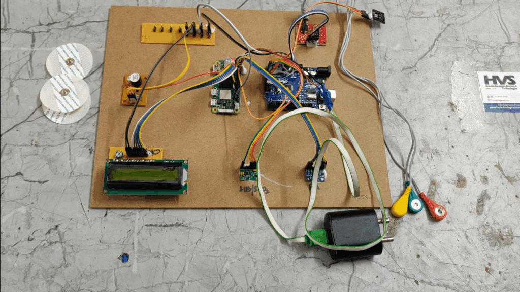 HVS-3504. IOT based health monitoring for Vital Signs and Emergency alert using Raspberry pi zero 2W