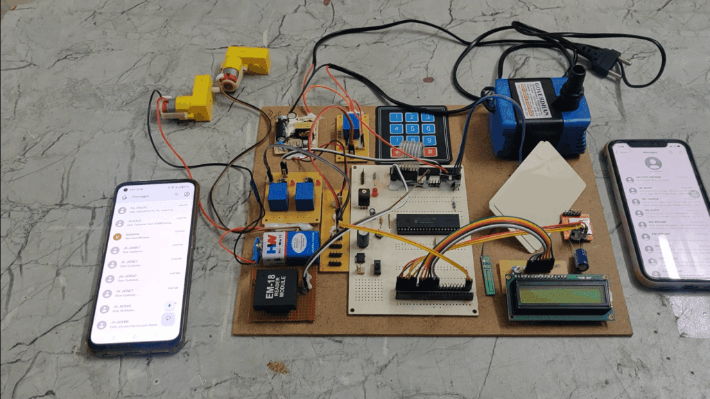 HVS-3505. OTP based Ration Distribution system using RFID and GSM