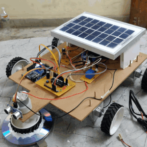 HVS-3507. Fully Automatic Solar Grass cutter Using Arduino and Ultrasonic Sensor.