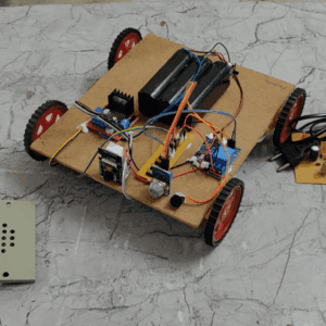 HVS-3511. IOT military surveillance Robot with metal and harmful Gas detection 