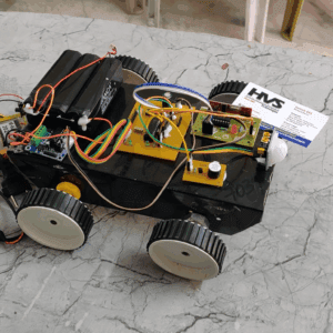 HVS-3517. Gesture control Robot in Military base with Human detection using PIR Sensor