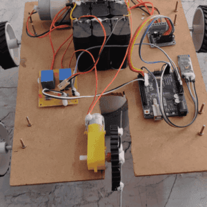 HVS-2306.Agriculture Robot with Seed Drop and Ploughing  with  Bluetooth Control