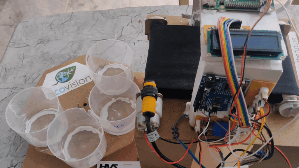 HVS-3556. AI based Automatic Waste segregation Metal, Plastic, Food and Non-FOOD Items