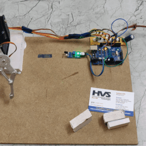 HVS-4208.Automatic object pick and place robotic ARM