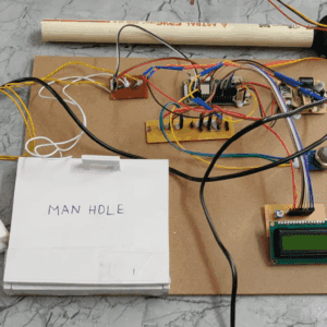 HVS-3022. Manhole management system using Raspberry pi and Email Alerts.