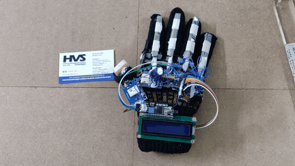 HVS-3270. Hand Gesture Recognition System for Dumb People Voice, Location, SMS.