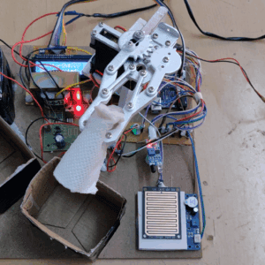 HVS-3273. Intelligence Based Trash and Recyclable Sorting Robotic ARM.