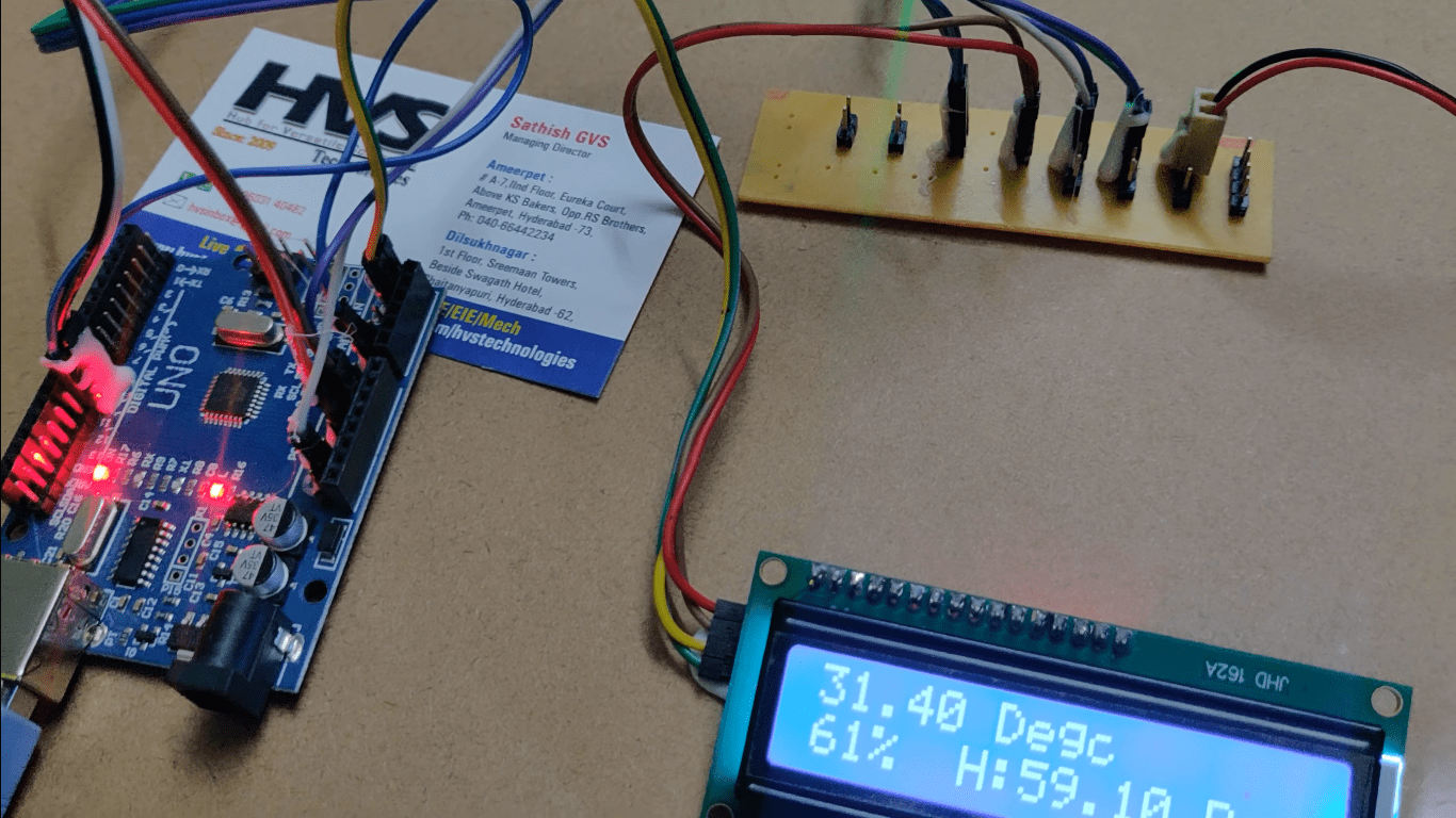 HVS-3578. Realtime environmental data Store to MySql database using Arduino and ESP8266.
