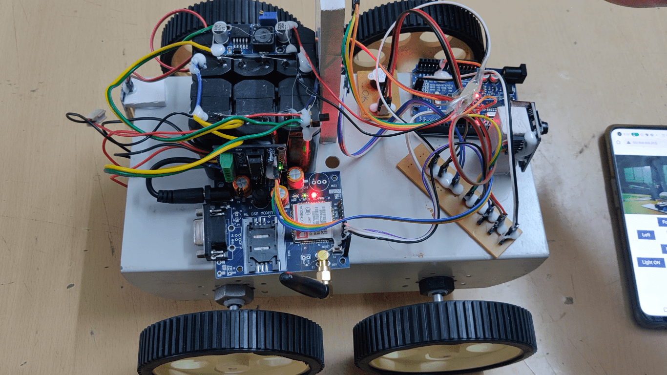 HVS-3299. Plant Disease Detection Robot using ARDUINO and ESP32CAM.