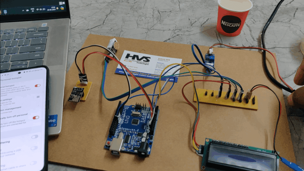 HVS-3578. Realtime environmental data Store to MySql database using Arduino and ESP8266.