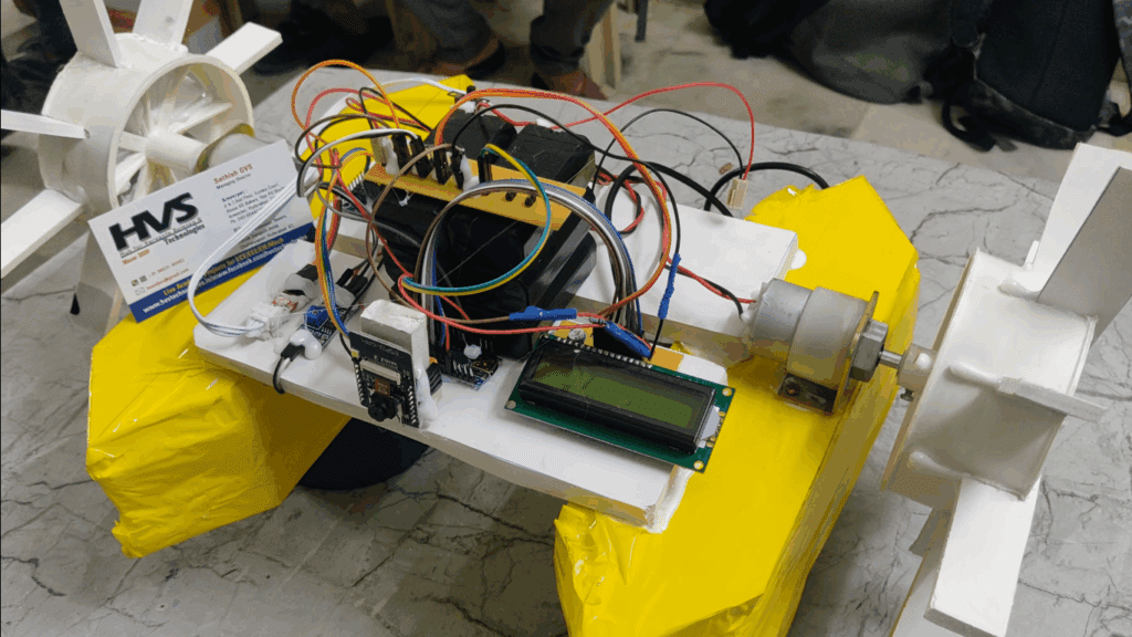HVS-3581. Water monitoring system using RC boat.