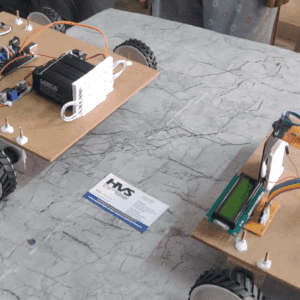 HVS-3583. Vehicle to vehicle communication using Li-Fi technology.