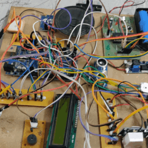 HVS-3587. Smart Blind Stick using Arduino MEGA.