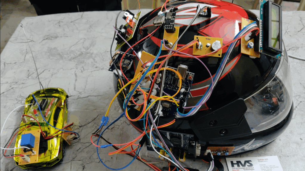 HVS-3588. Smart helmet for enhanced rider.