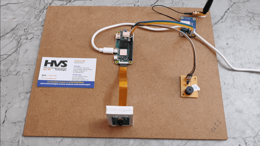 HVS-3593. Image Processing - Based Fire detection and SMS alert system