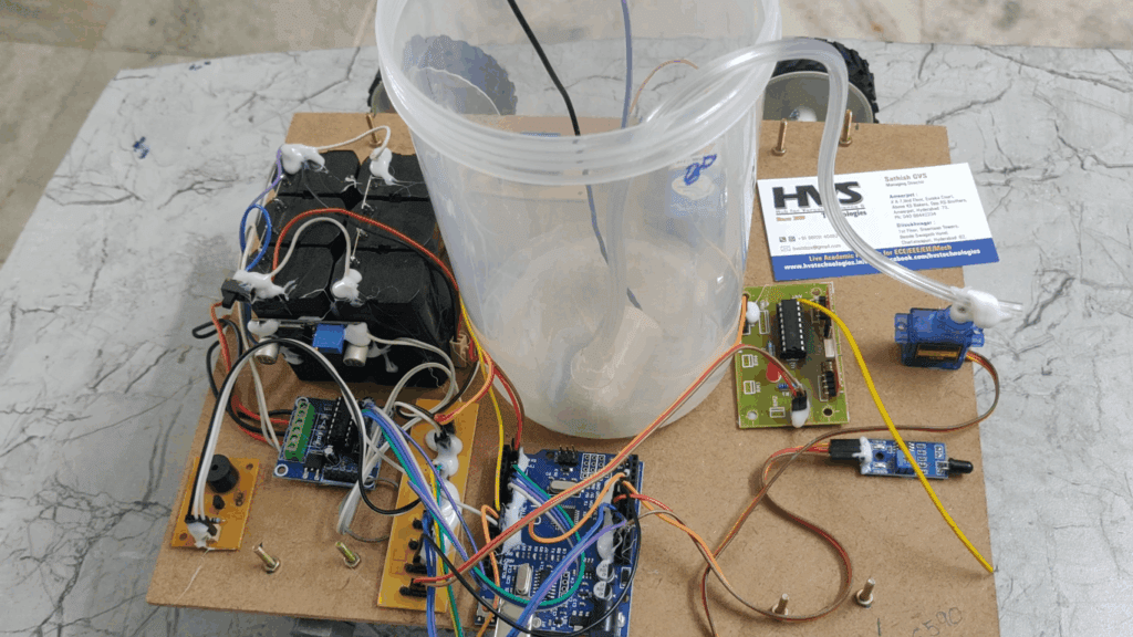 HVS-3615. Firefighting Robot with RF and Bluetooth