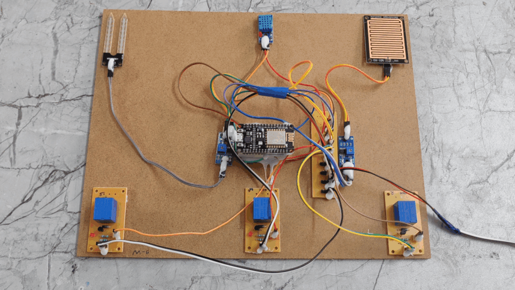 HVS-3619. Cloud storage organic farming using node MCU ESP8266 IOT