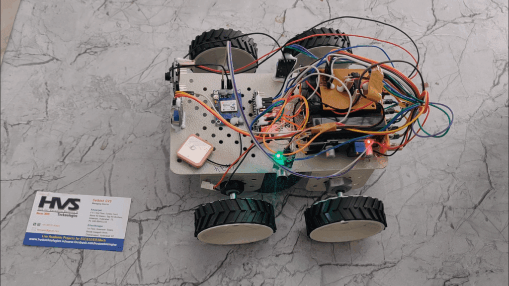 HVS-4207.Night Patrolling Robot with Email Alerts