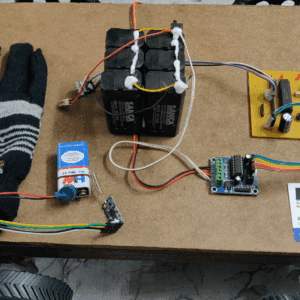 HVS-4209.Hand Gesture Control Robotic Vehicle