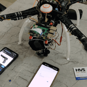 HVS-3520. AI based Human and weapon detection using Raspberry pi 4 for ground surveillance