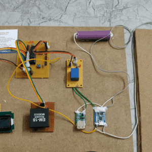 HVS-3105. Advanced Footstep Power Generation System Using RFID for Charging.