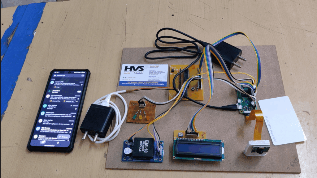 HVS-3242. Advanced Traffic Violation Control and Penalty System using IoT and Image Processing Techniques.