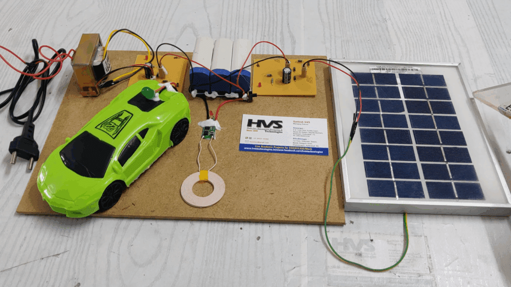 HVS-2807. Solar Wireless electric vehicle charging system