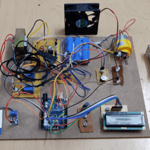 HVS-4591.EV BMS with Charger Monitoring and Fire Protection along with SOC,SOH using Arduino UNO.