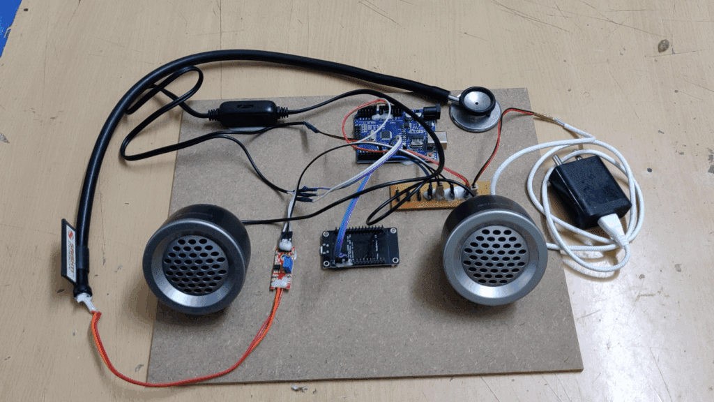 HVS-3262. Digital Stethoscope using Arduino