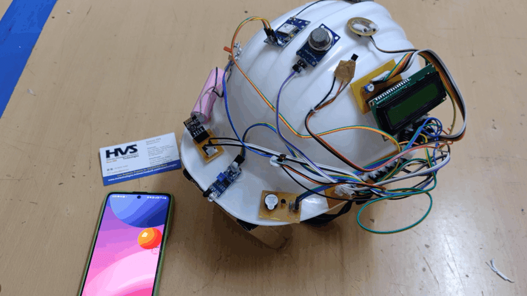 HVS-3274. Intelligent Helmet for Mining Industry.