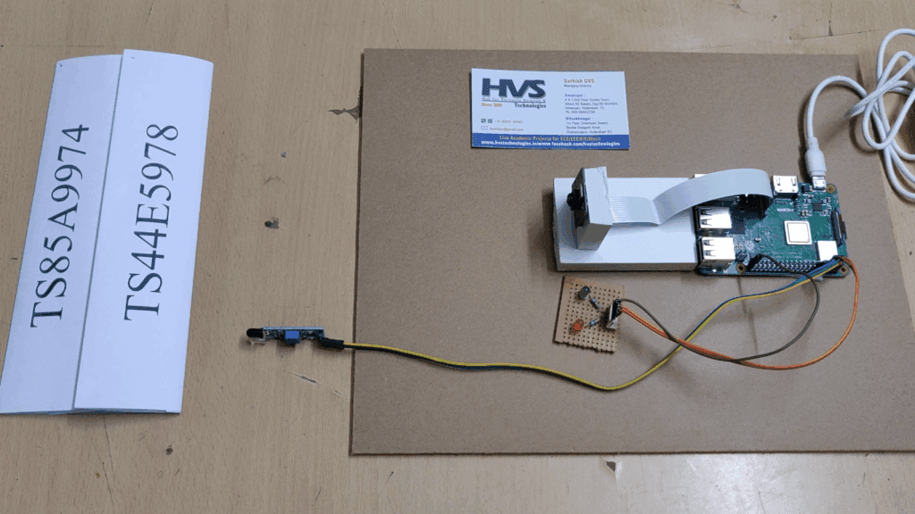 HVS-3294. No Parking Challan Using Automatic Number Plate Recognition using Raspberry Pi.
