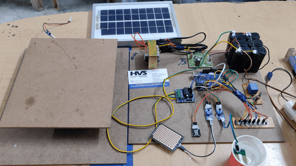 HVS-3315. Solar powered automatic field crop protection.