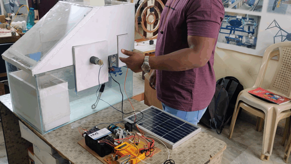 HVS-3317. Solar water purification by thermal method with tidal power.