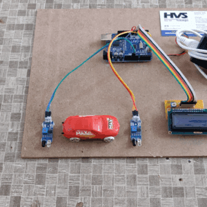HVS-3322. Vehicle Speed and Count Display Using Arduino.