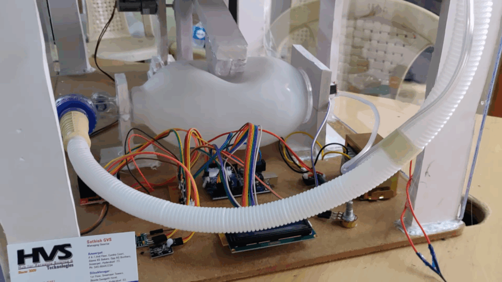 HVS-3325. Ventilator Using Cam Shaft Mechanism.