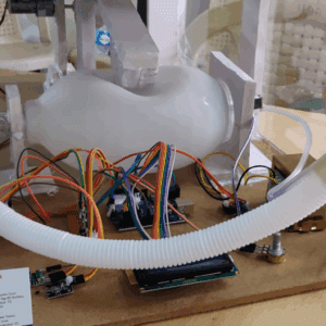 HVS-3325. Ventilator Using Cam Shaft Mechanism.