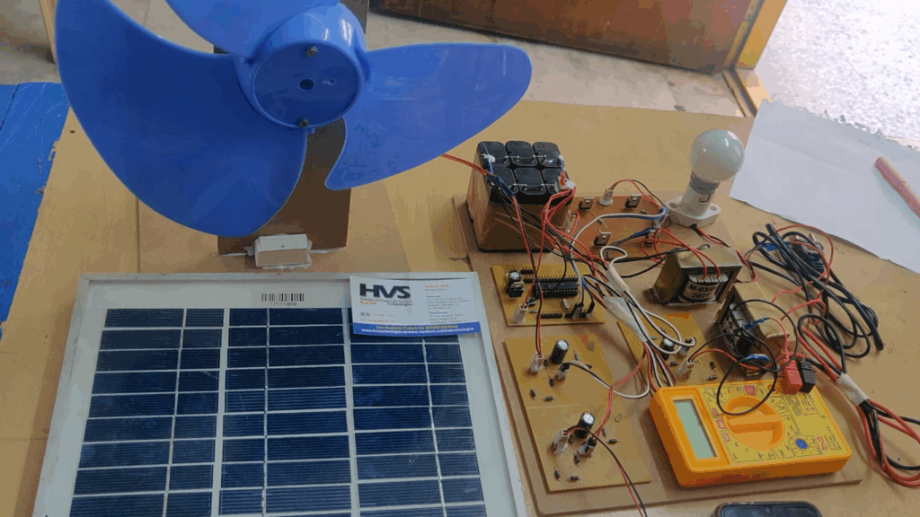 HVS-3359. Solar, Wind and Grid Based Charging Station for Electric Vehicles.