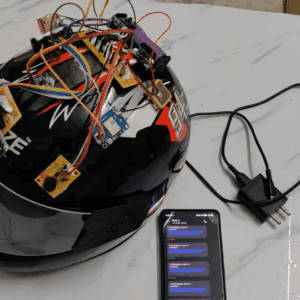 HVS-4586.Smart Helmet with Crash Detection and Emergency Alert.